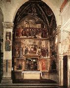 GHIRLANDAIO, Domenico View of the Sassetti Chapel USA oil painting artist